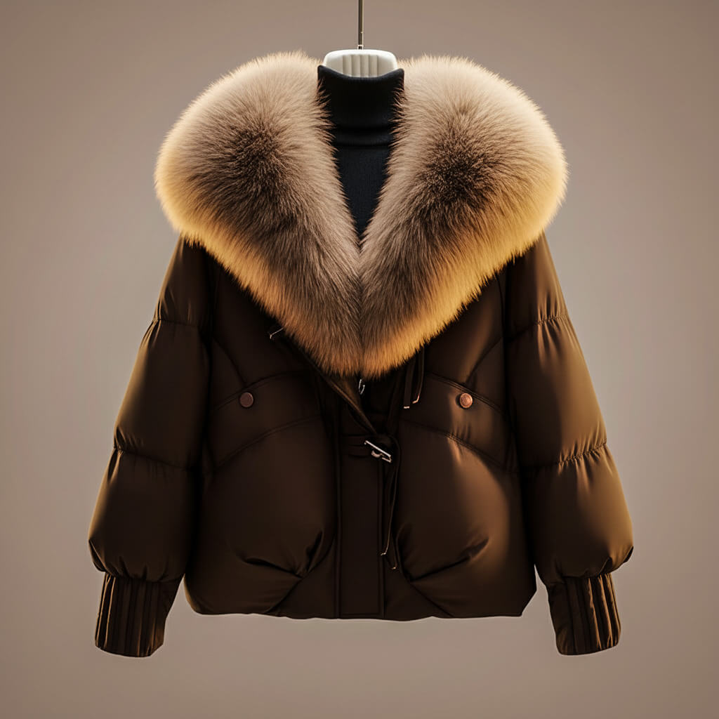 Evelyn™ Luxe Fur Collar Puffer Jacket