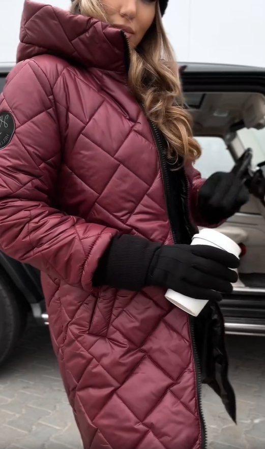 Natalie™ Quilted Hooded Winter Jacket