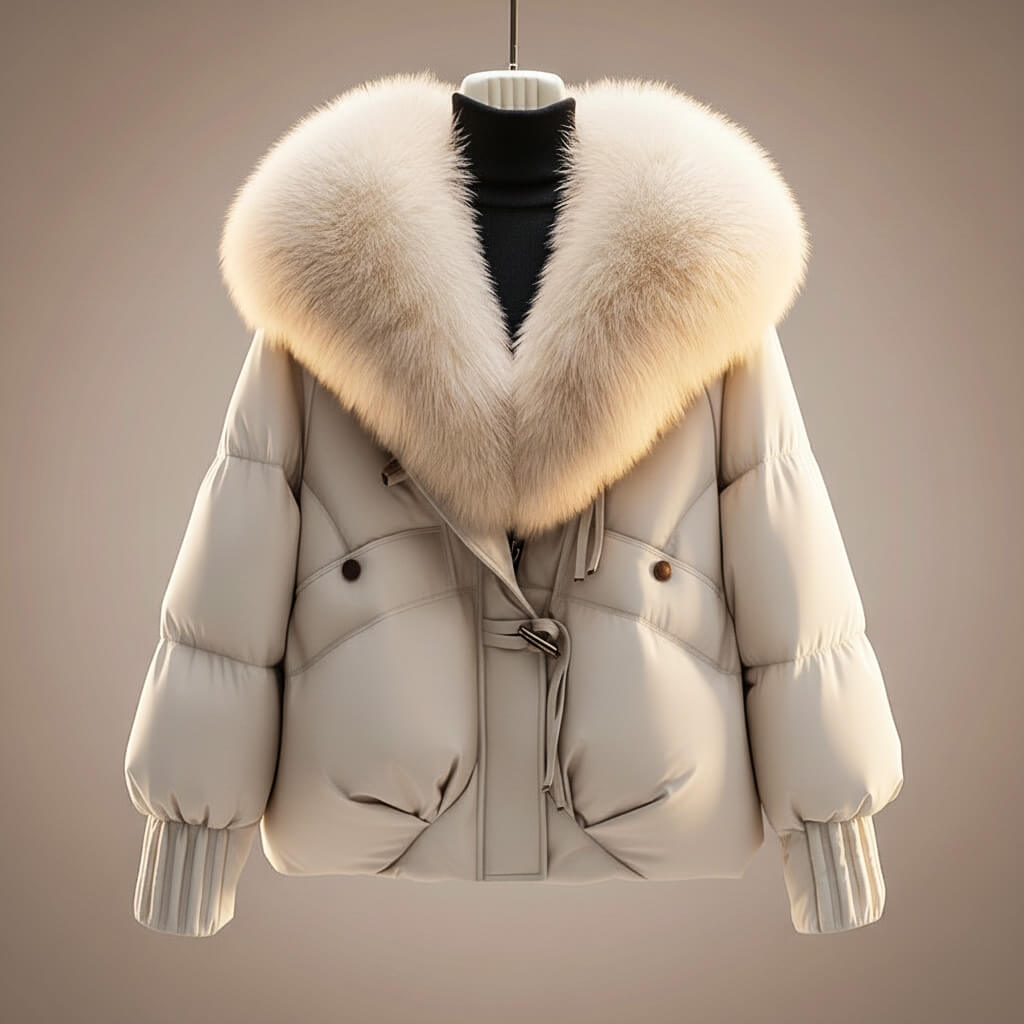 Evelyn™ Luxe Fur Collar Puffer Jacket