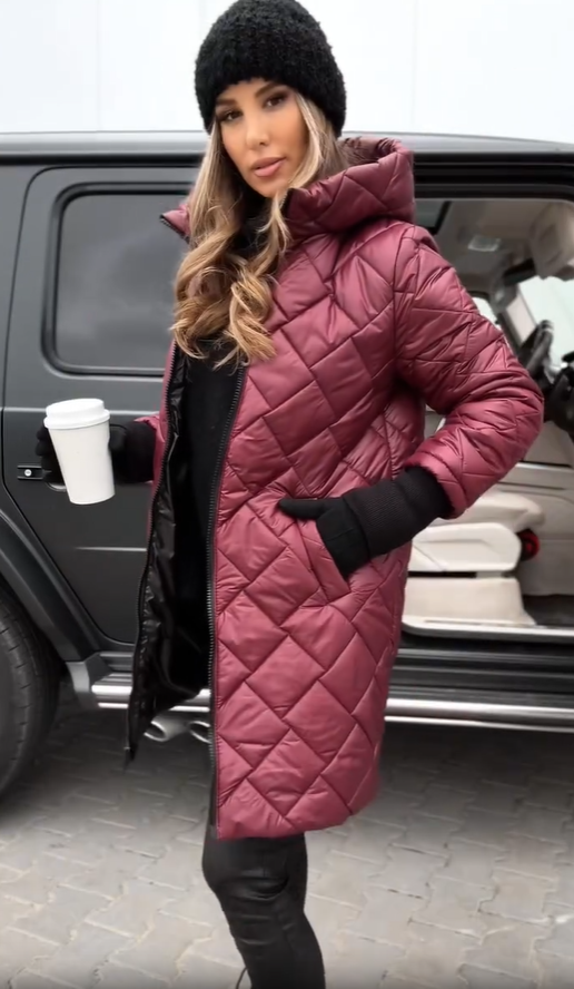 Natalie™ Quilted Hooded Winter Jacket