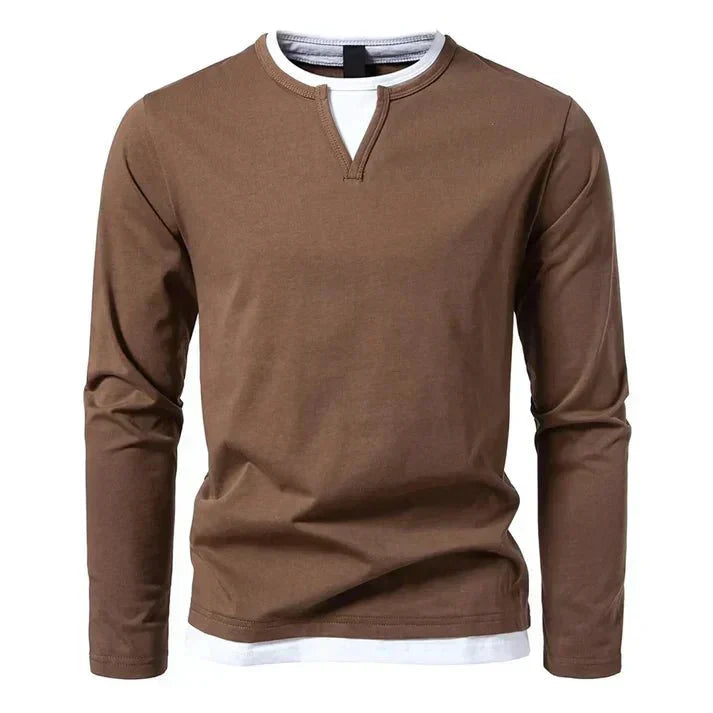 Aaron™ Layered Long Sleeve Shirt