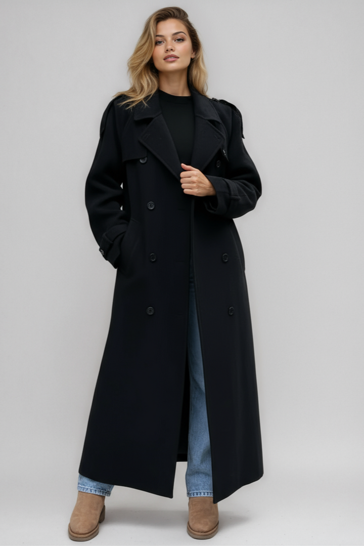 Maeve™ Classic Long Trench Coat