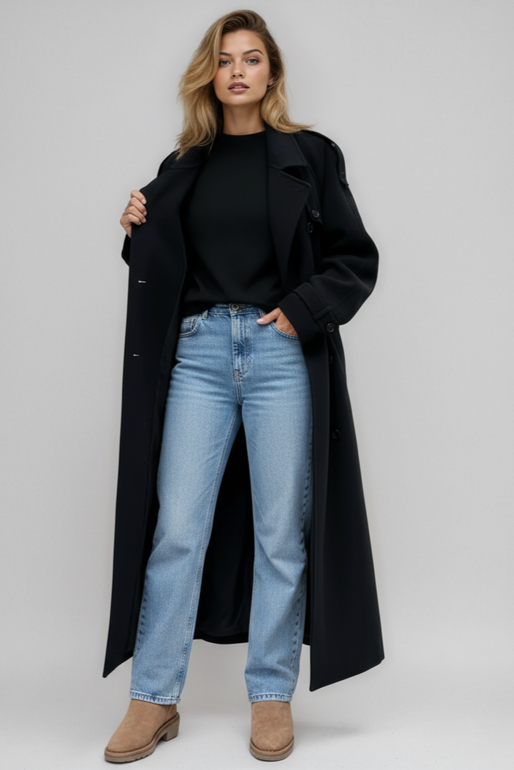 Maeve™ Classic Long Trench Coat