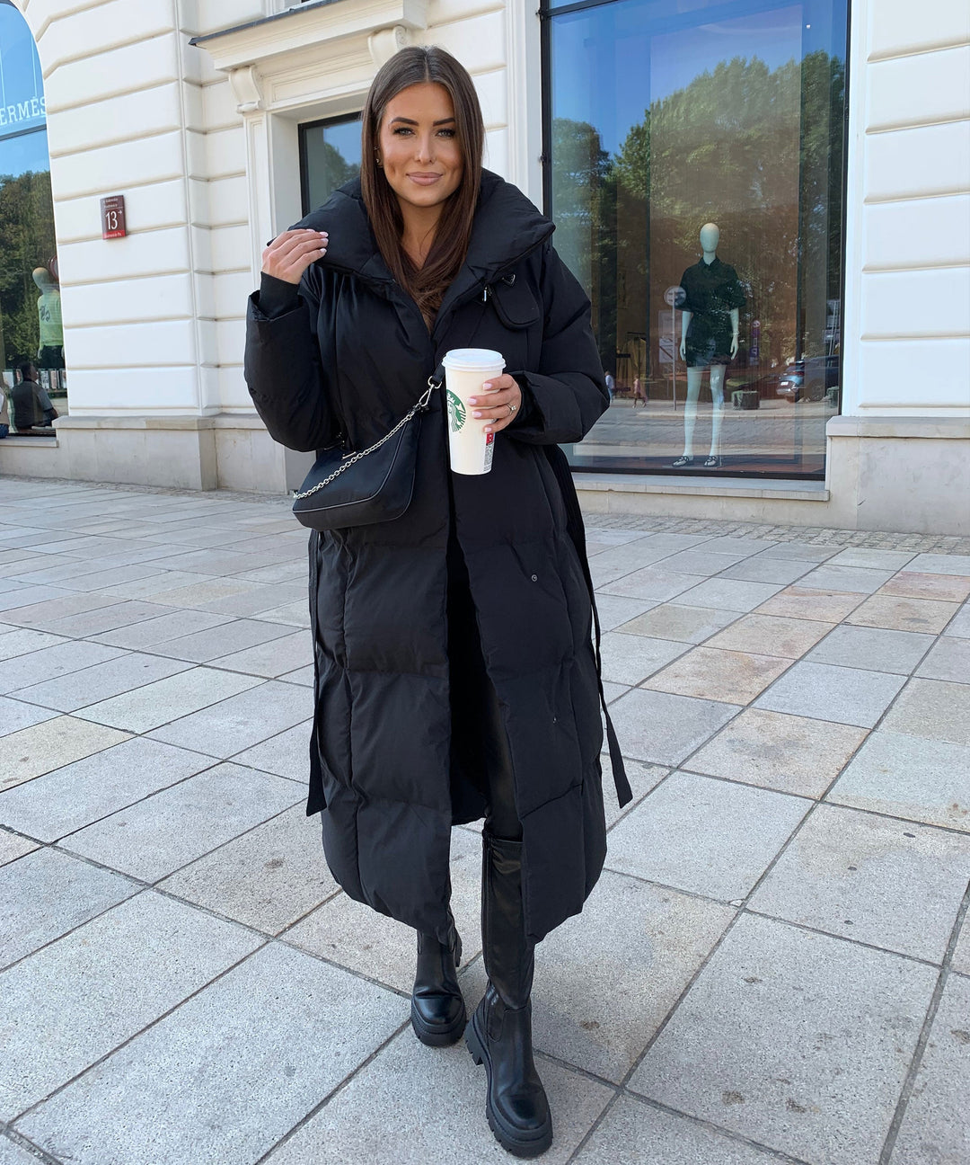 Victoria™ Belted Long Puffer Coat