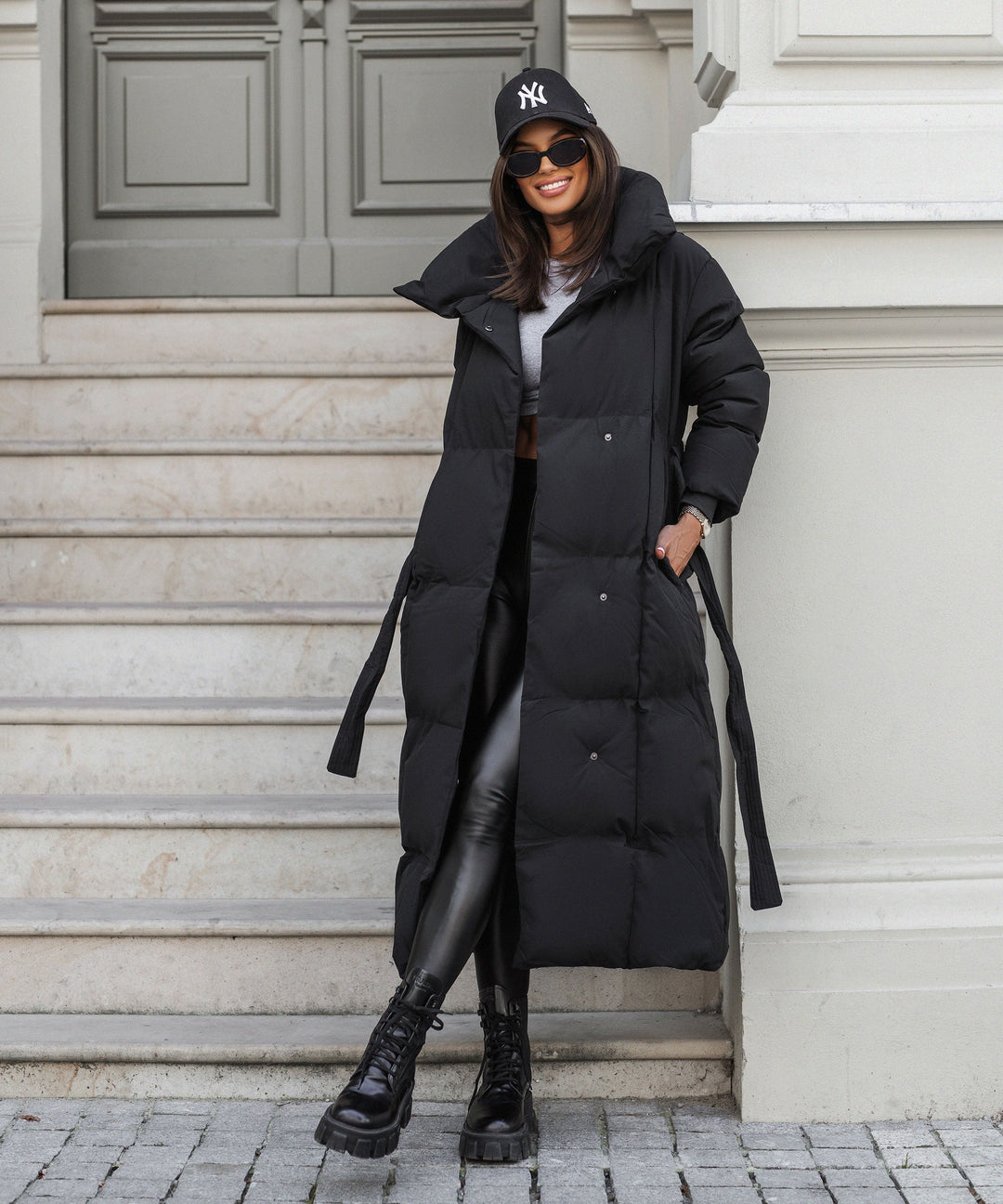 Victoria™ Belted Long Puffer Coat