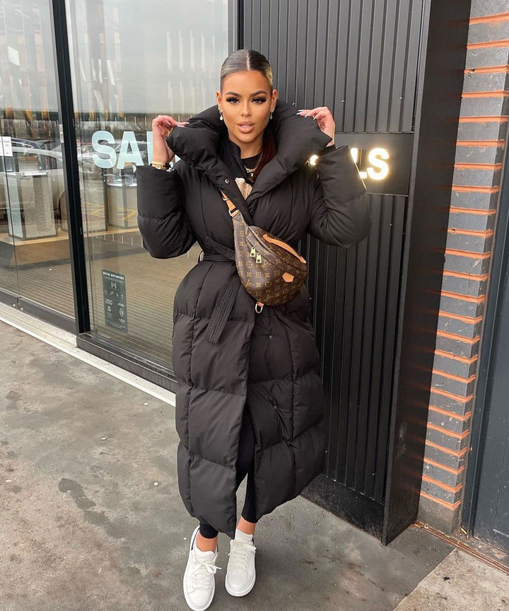 Victoria™ Belted Long Puffer Coat