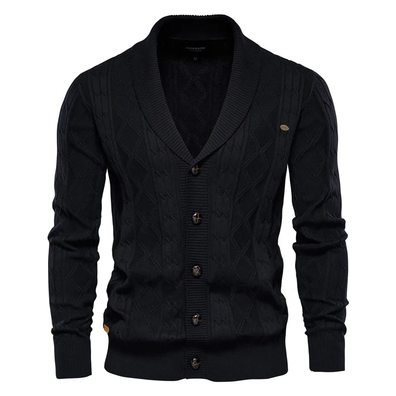 Edward™ Shawl-Collar Knit Cardigan