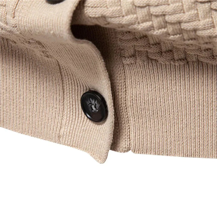 Samuel™ Textured Button Cardigan