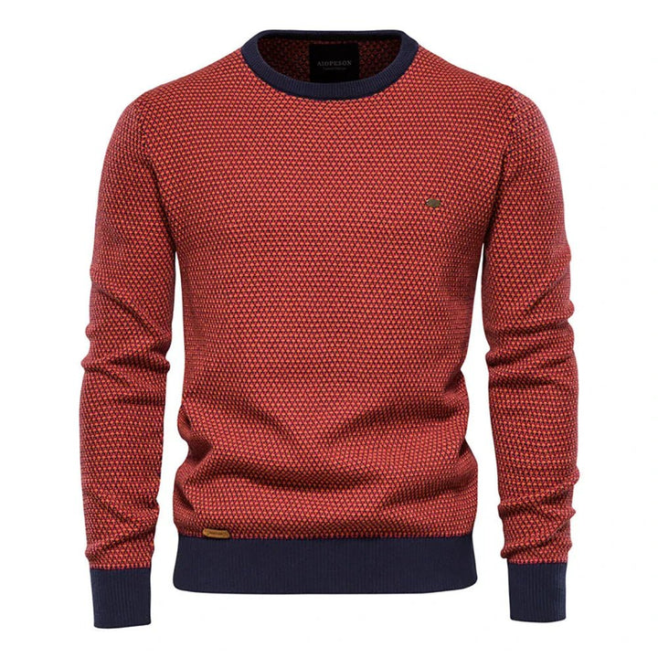 Evan™ Micro-Textured Crew Sweater