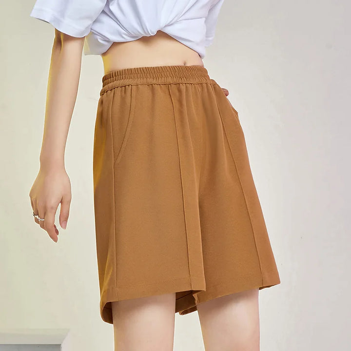 High Waist Loose Shorts