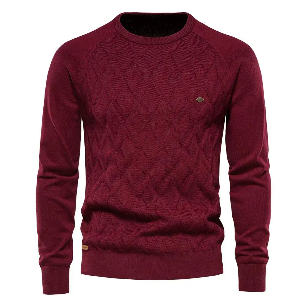 Julian™ Diamond Knit Crew Sweater