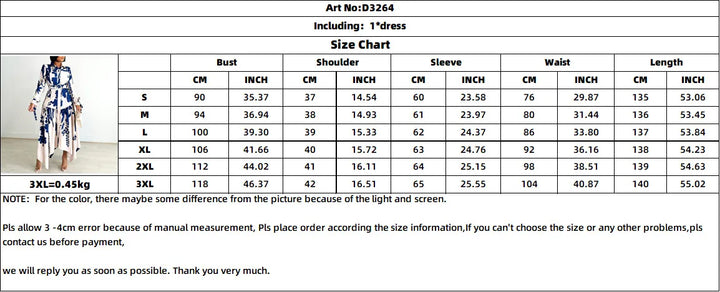 Printed Irregular Maxi Dress