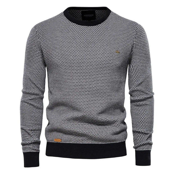 Evan™ Micro-Textured Crew Sweater