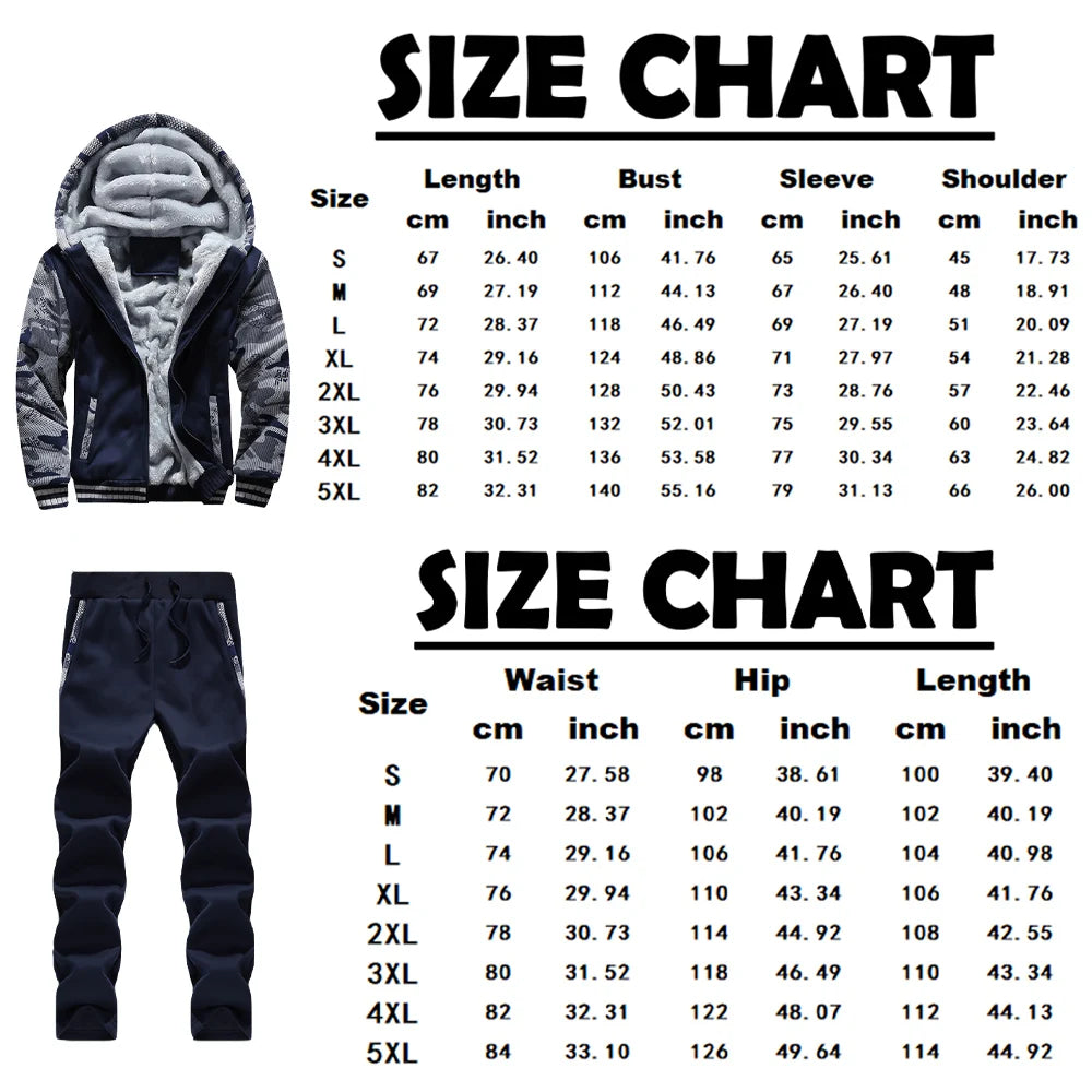 Men Tracksuit Hooded