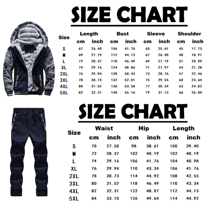 Men Tracksuit Hooded