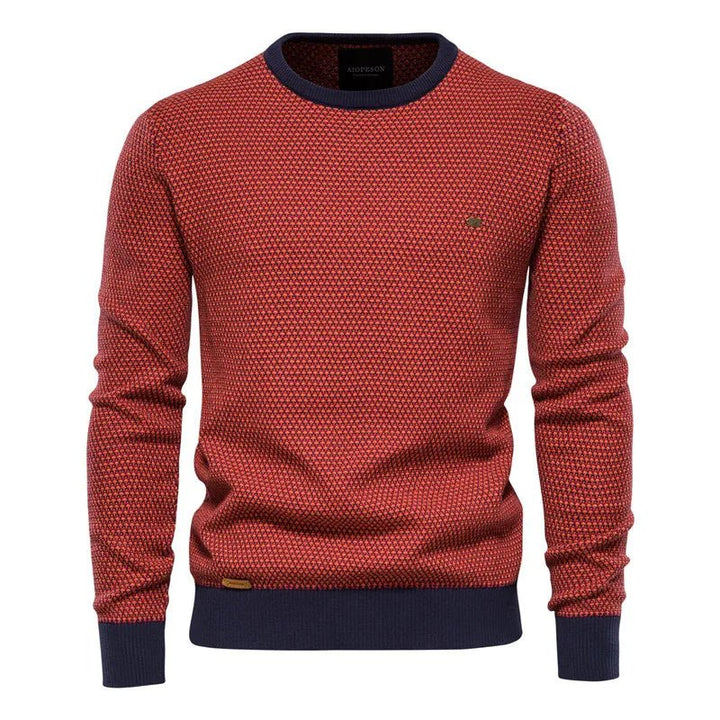 Evan™ Micro-Textured Crew Sweater