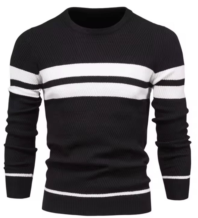 Mason™ Contrast Knit Crew Sweater