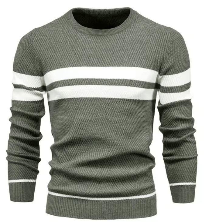 Mason™ Contrast Knit Crew Sweater