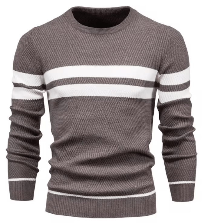 Mason™ Contrast Knit Crew Sweater