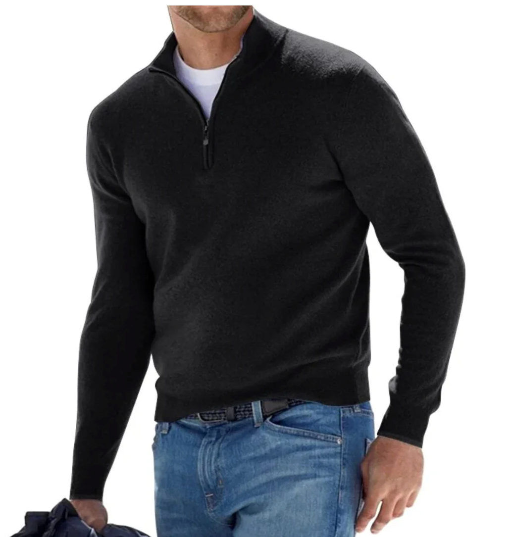 Raf | Quarter Zip Sweater