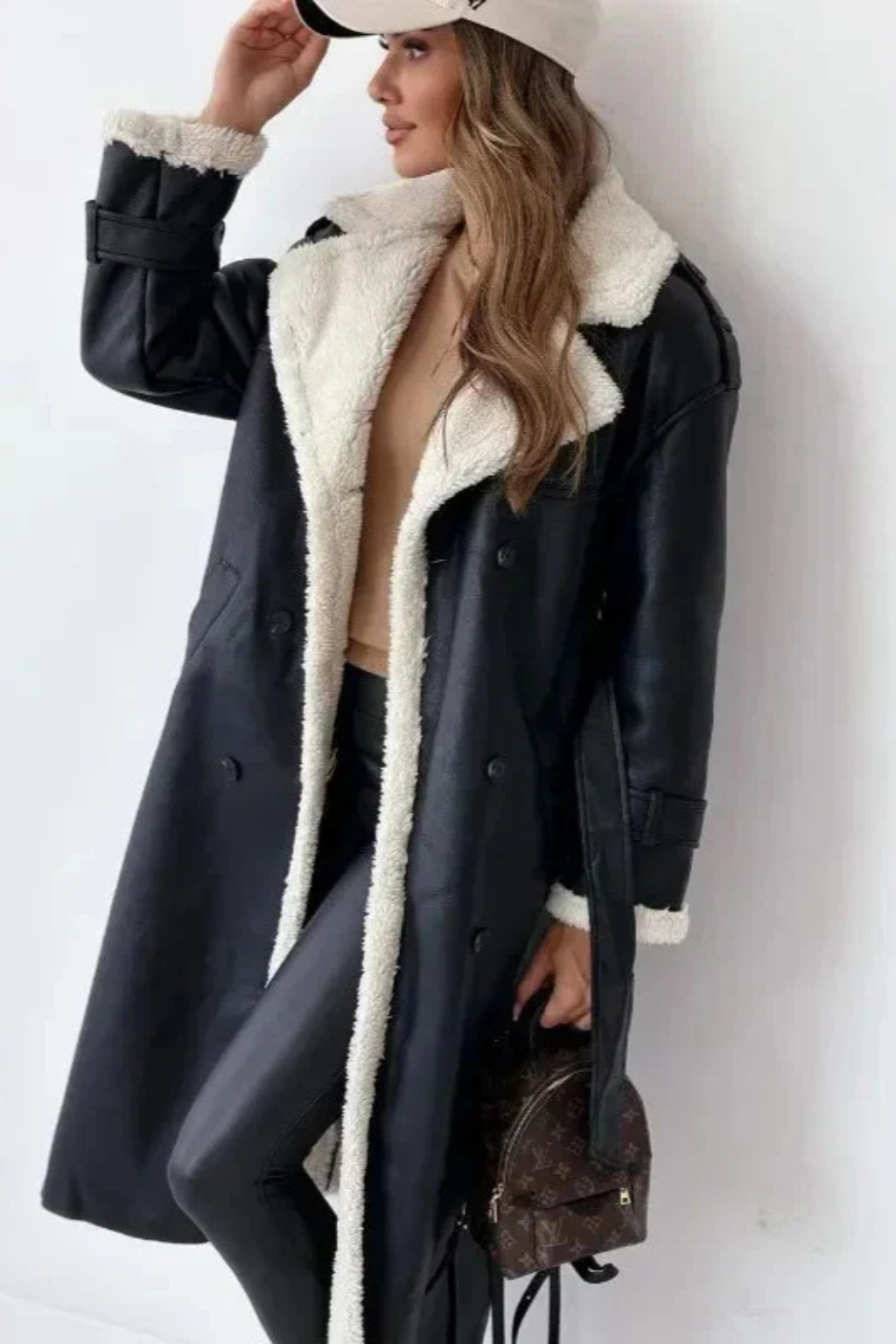 Sloane™ Shearling-Lined Statement Coat