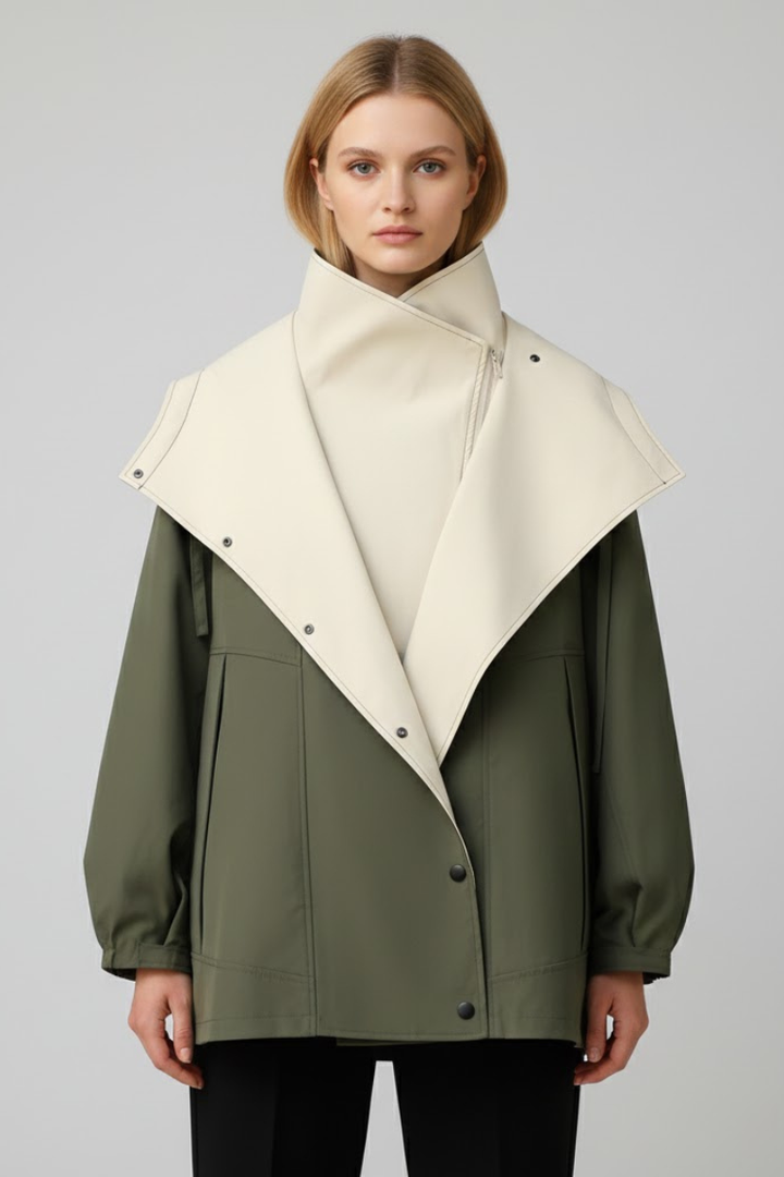 Celine™ Structured Layered Winter Jacket