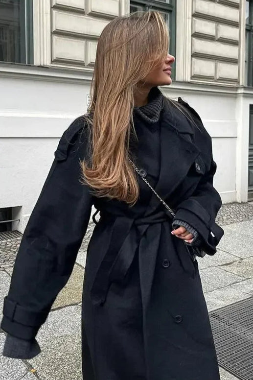 Maeve™ Classic Long Trench Coat