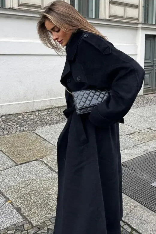 Maeve™ Classic Long Trench Coat
