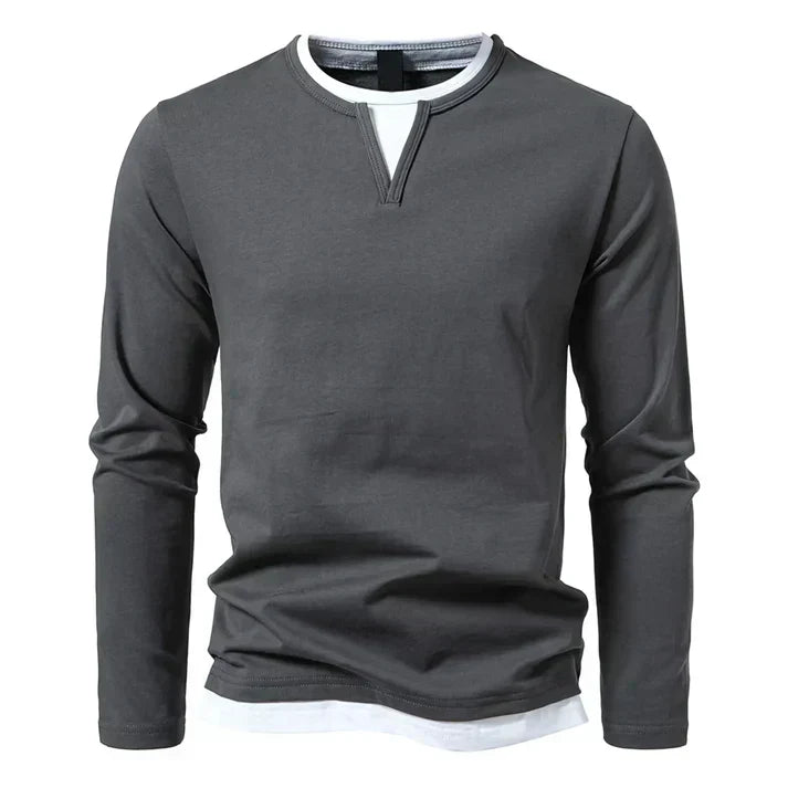 Aaron™ Layered Long Sleeve Shirt
