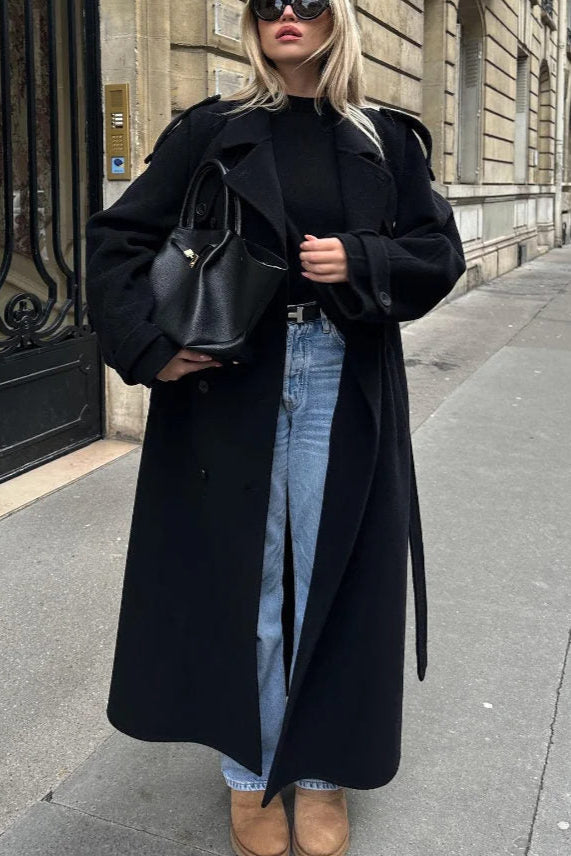 Maeve™ Classic Long Trench Coat