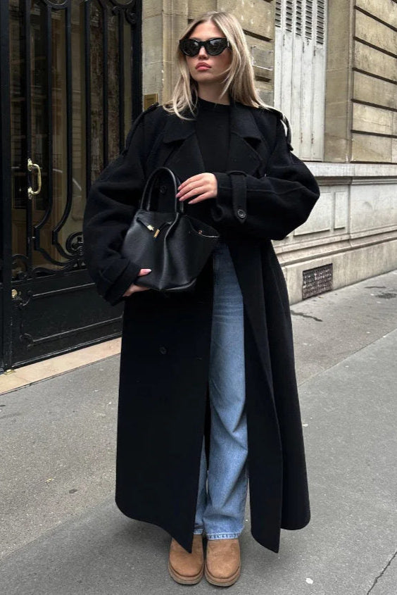 Maeve™ Classic Long Trench Coat