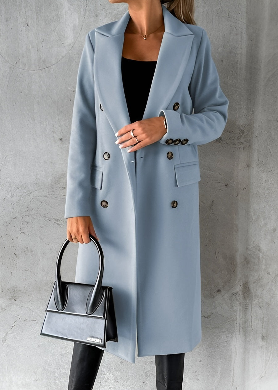 Sandra™ Tailored Double-Breasted Coat