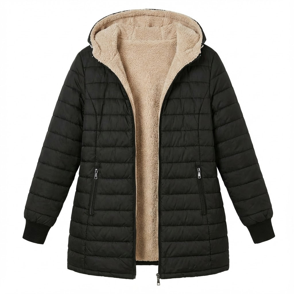 Natalie™ Cozy Hooded Puffer Jacket