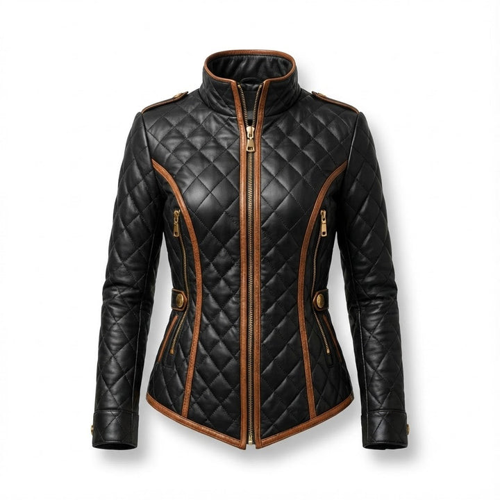 Brooke™ Quilted Biker Jacket