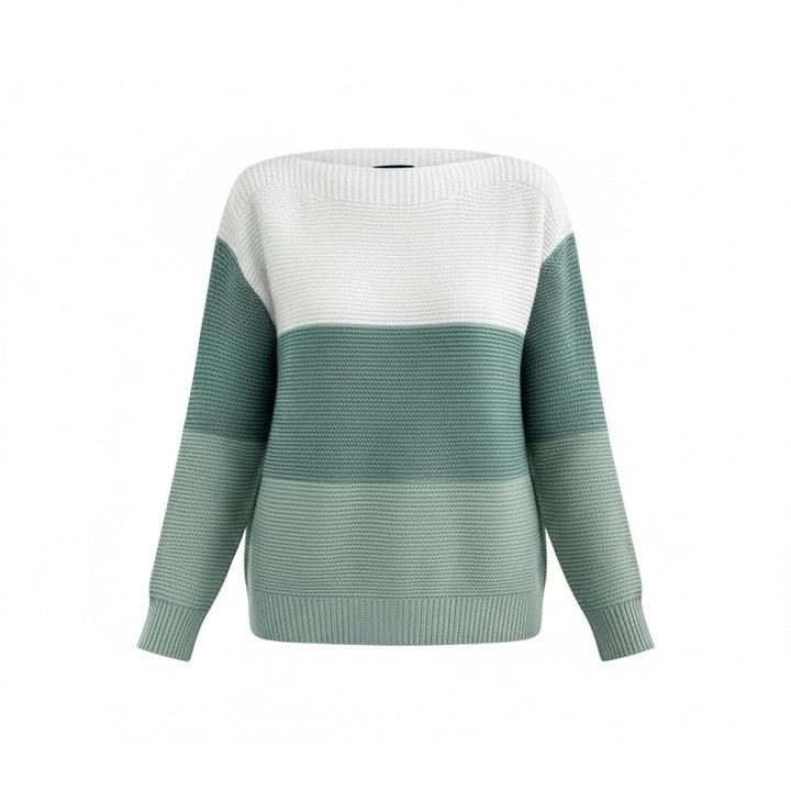 Aspen™ | Cozy Two-Tone Knit Sweater