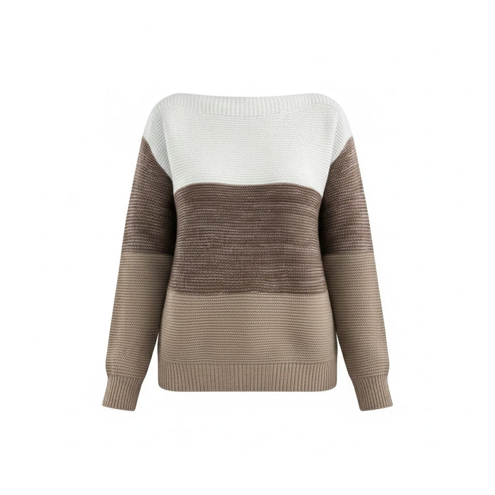 Aspen™ | Cozy Two-Tone Knit Sweater