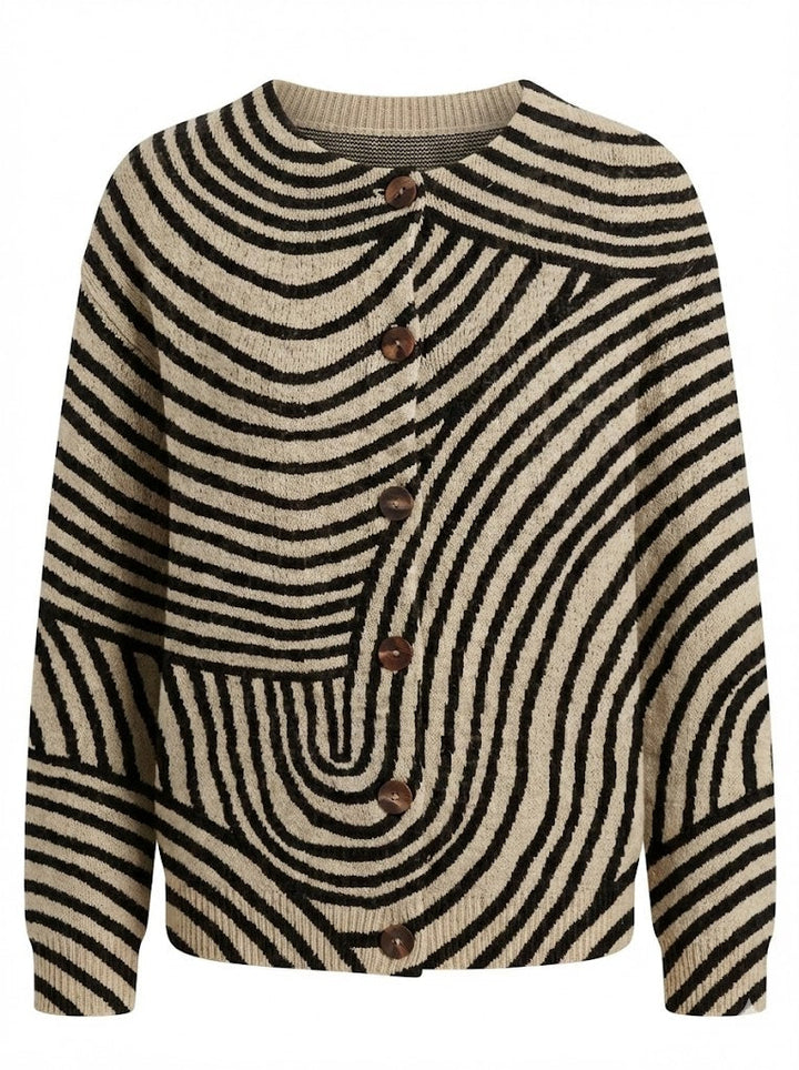Sunday™ Vintage-Inspired Striped Cardigan