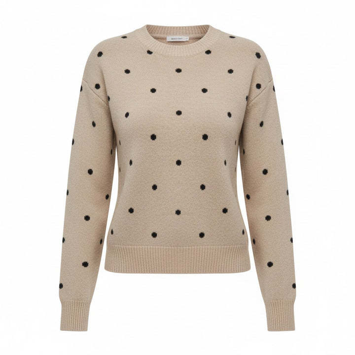 Amaris™ | Cozy Dotted Knit Sweater