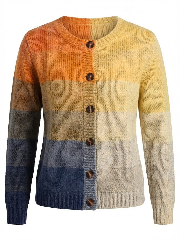 Lux™ Retro Checkered Cardigan